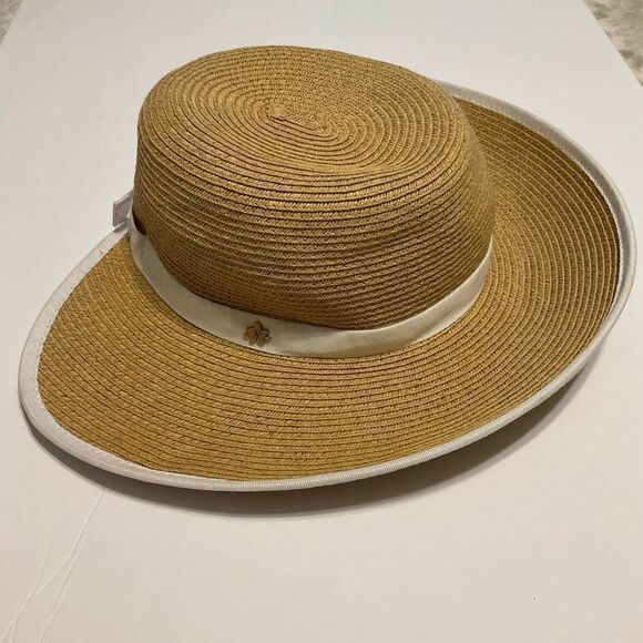 Cappelli Straworld Sunhat! Raffia! Sunscreen CapeCod. Resort Wear Vaca!One size - Picture 11 of 11